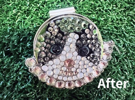 オリジナルゴルフマーカーペット写真-工程After